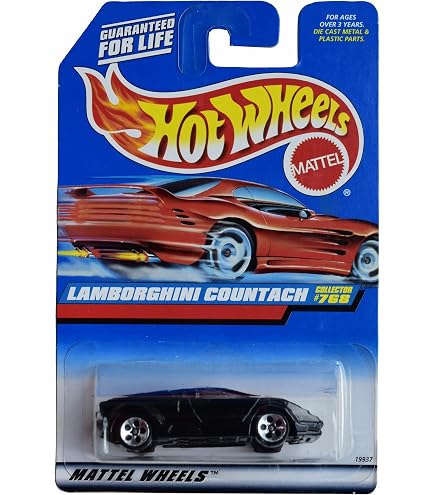 Amazon.com: Hot Wheels 25th Anniversary Lamborghini Countach, 1997